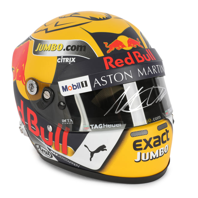 LOT 145 - Max Verstappen Signed 2018 1:2 Scale Helmet - Austrian GP