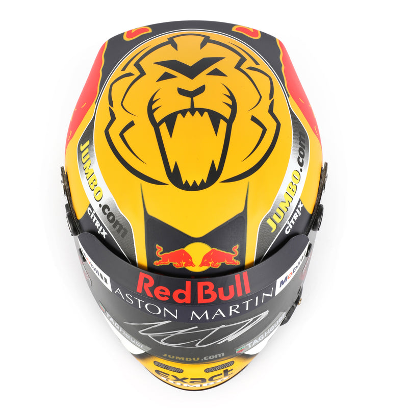 LOT 145 - Max Verstappen Signed 2018 1:2 Scale Helmet - Austrian GP