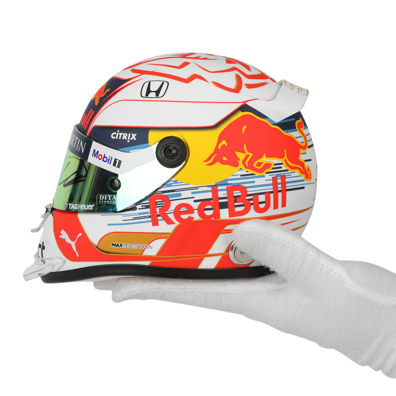 LOT 133 -  Max Verstappen 2019 Signed 1.2 Scale Mini Helmet