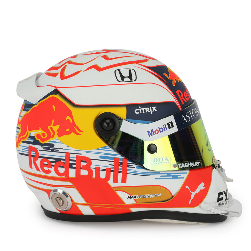 LOT 109 - Max Verstappen 2019 Signed 1.2 Scale Mini Helmet