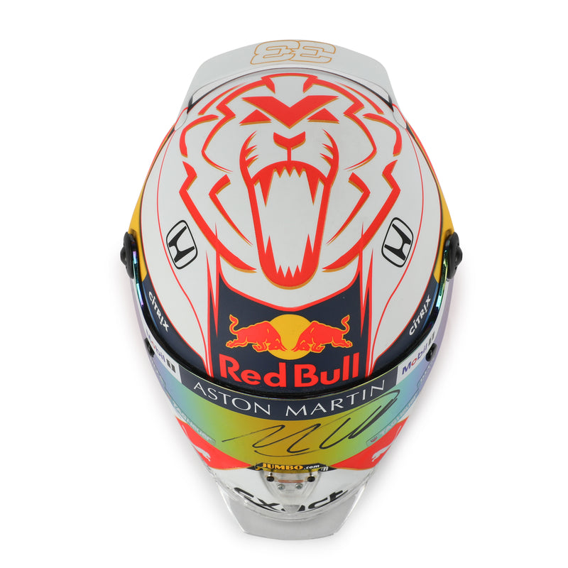 LOT 133 -  Max Verstappen 2019 Signed 1.2 Scale Mini Helmet