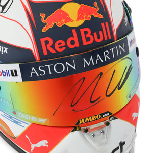 LOT 109 - Max Verstappen 2019 Signed 1.2 Scale Mini Helmet