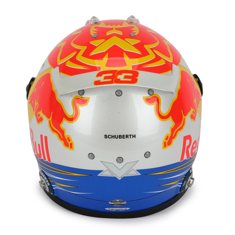 LOT 091 -  Max Verstappen 2020 Signed 1.2 Scale Mini Helmet