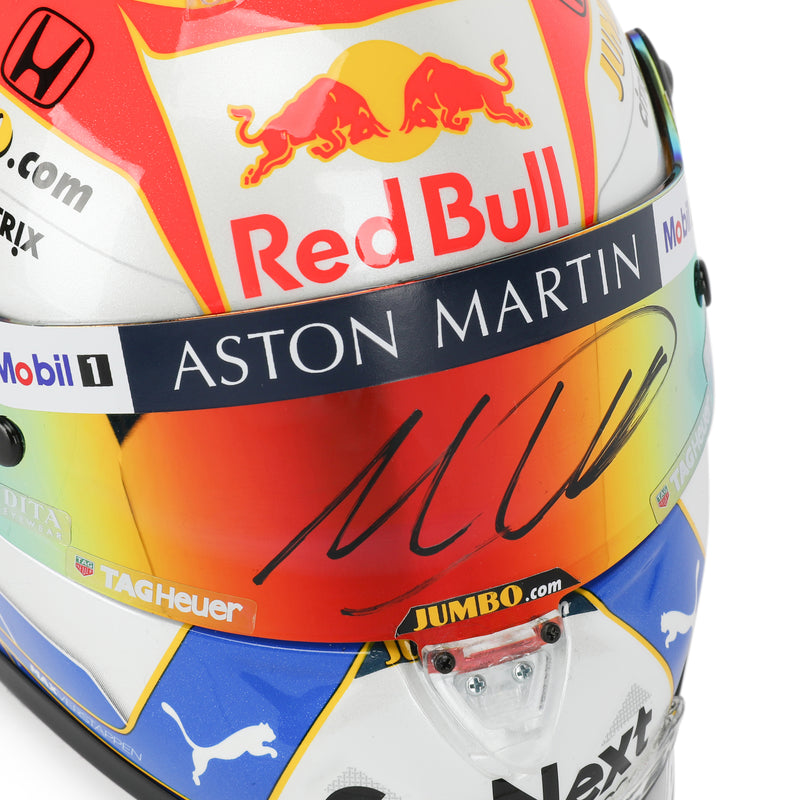 LOT 091 -  Max Verstappen 2020 Signed 1.2 Scale Mini Helmet