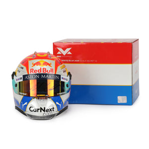 LOT 091 -  Max Verstappen 2020 Signed 1.2 Scale Mini Helmet