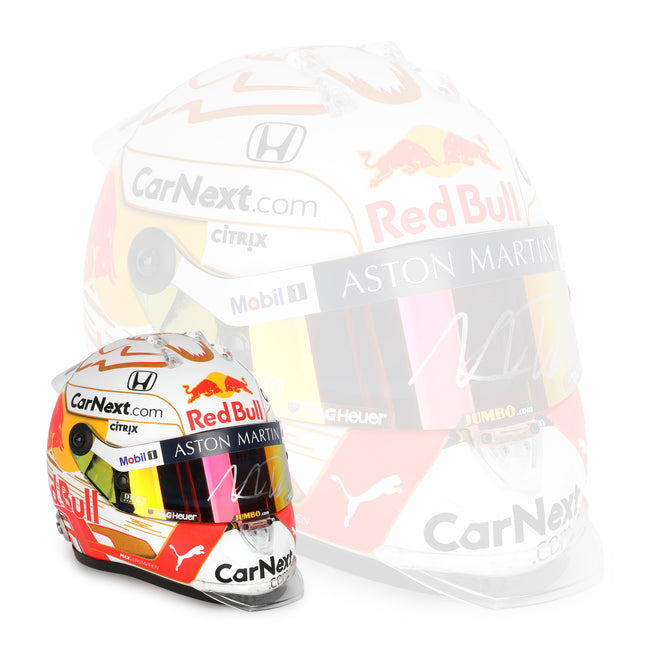 LOT 735 - Max Verstappen Signed 2020 Red Bull Racing 1:2 Scale Helmet