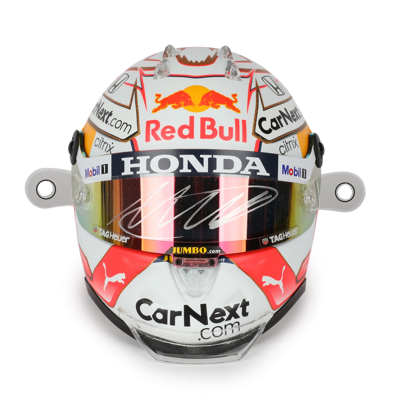 LOT 628 - Max Verstappen 2021 Signed 1.2 Scale Helmet