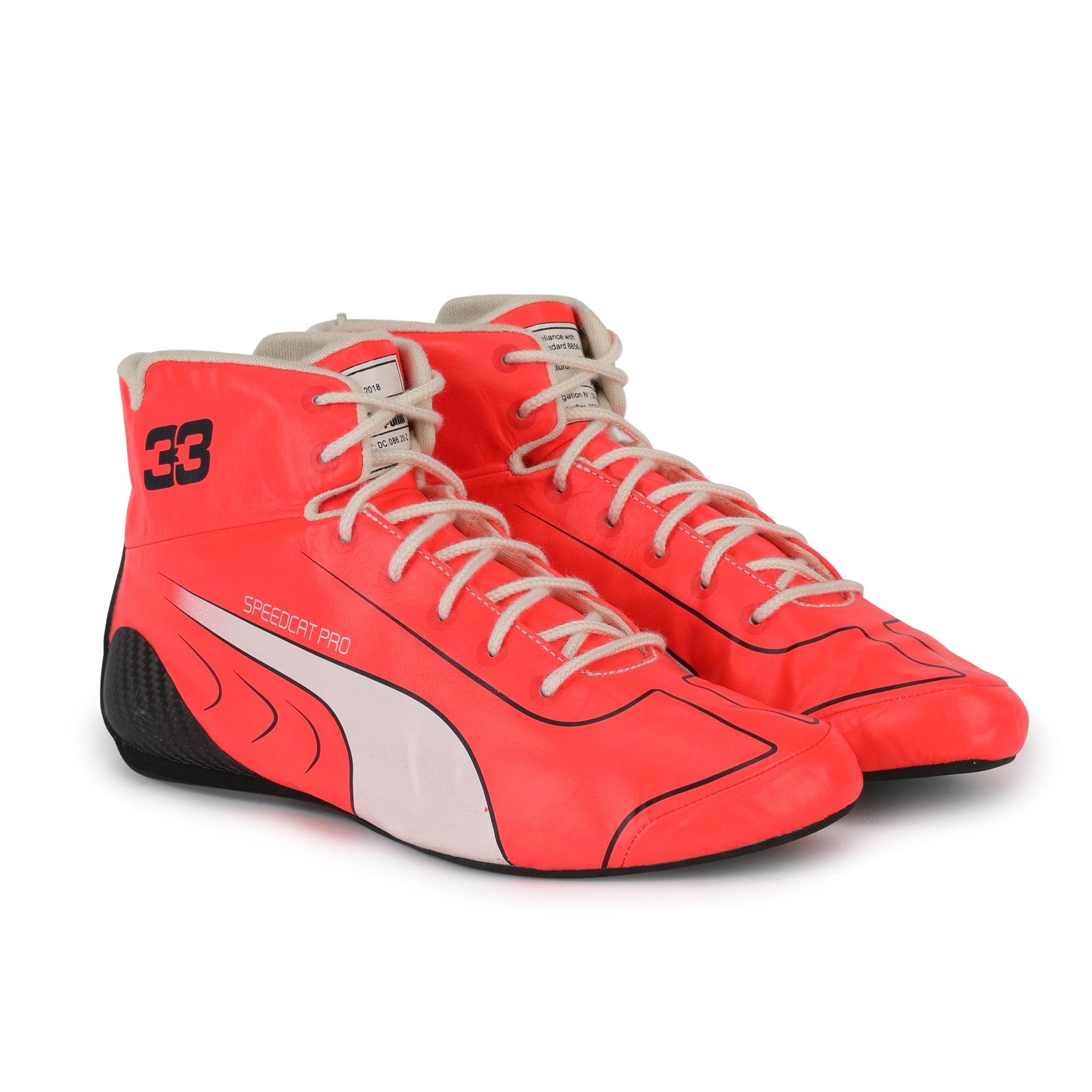 Max Verstappen 2021 First Championship Race Used Shoes