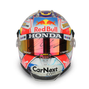 LOT 121 - Max Verstappen 2021 Signed 1.2 Scale Helmet DUTCH GP