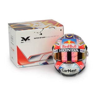 LOT 121 - Max Verstappen 2021 Signed 1.2 Scale Helmet DUTCH GP