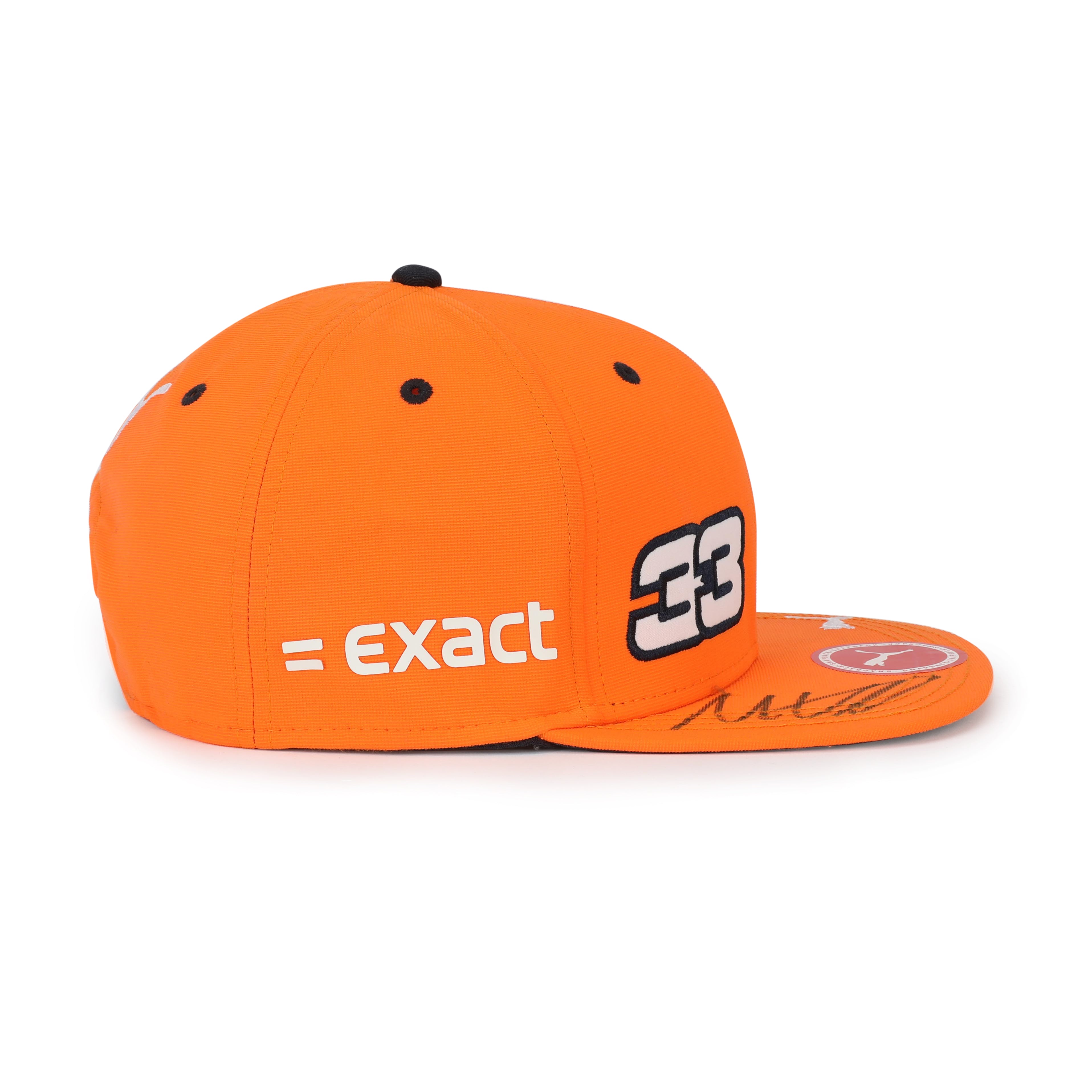 Max Verstappen 2021 Signed Cap Orange
