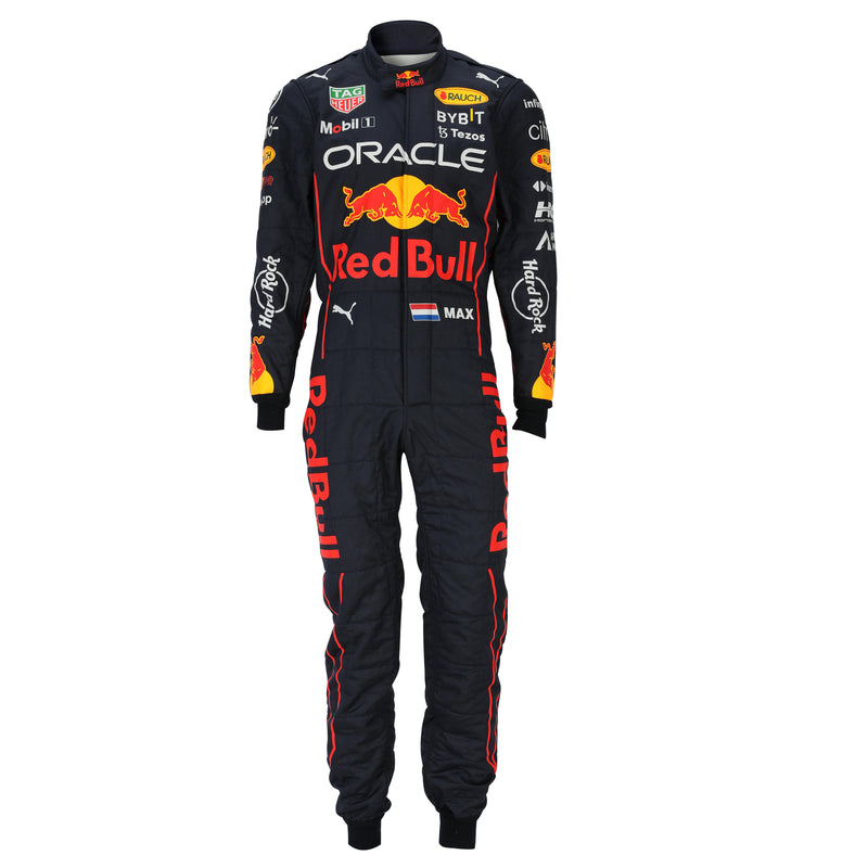 Max Verstappen Red Bull Racing Grand Prix Used Race Suit – 2022 Formula One World Championship