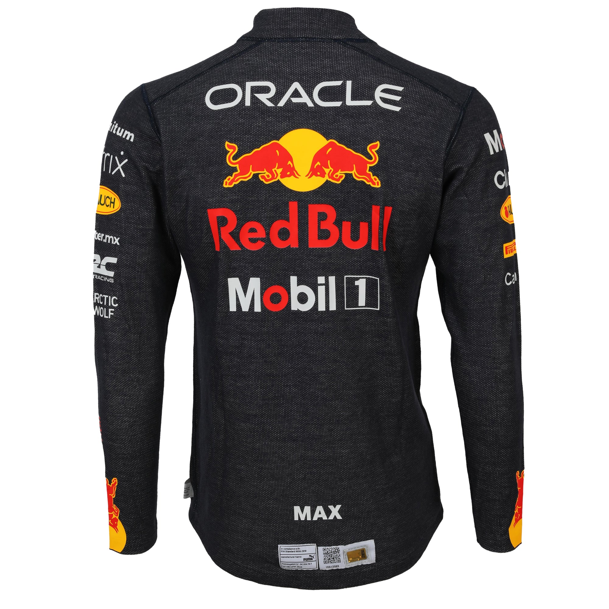 Max Verstappen Oracle Red Bull Racing Grand Prix Worn Undershirt – 2022 Formula One World Championship
