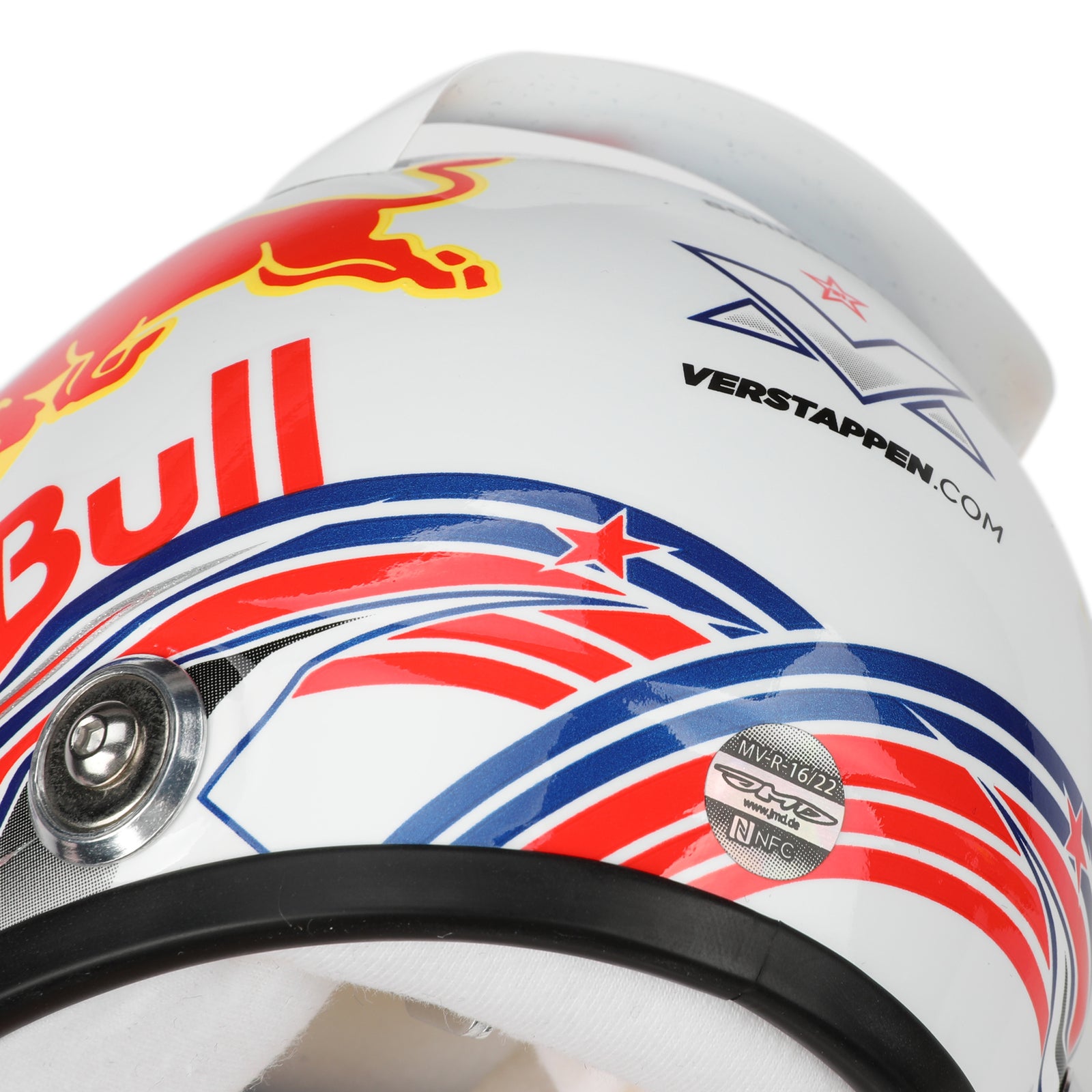 LOT 603 - Max Verstappen 2022 USA GP 1:2 Signed Mini Helmet