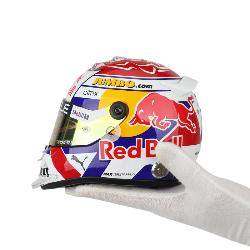 LOT 014 - Max Verstappen 2022 Signed Red Bull Racing 1:2 Scale Helmet - Dutch GP