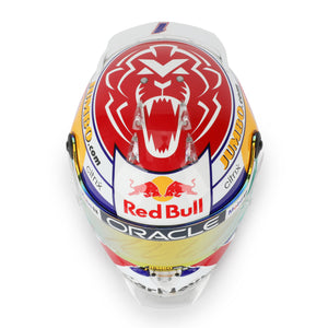 LOT 014 - Max Verstappen 2022 Signed Red Bull Racing 1:2 Scale Helmet - Dutch GP