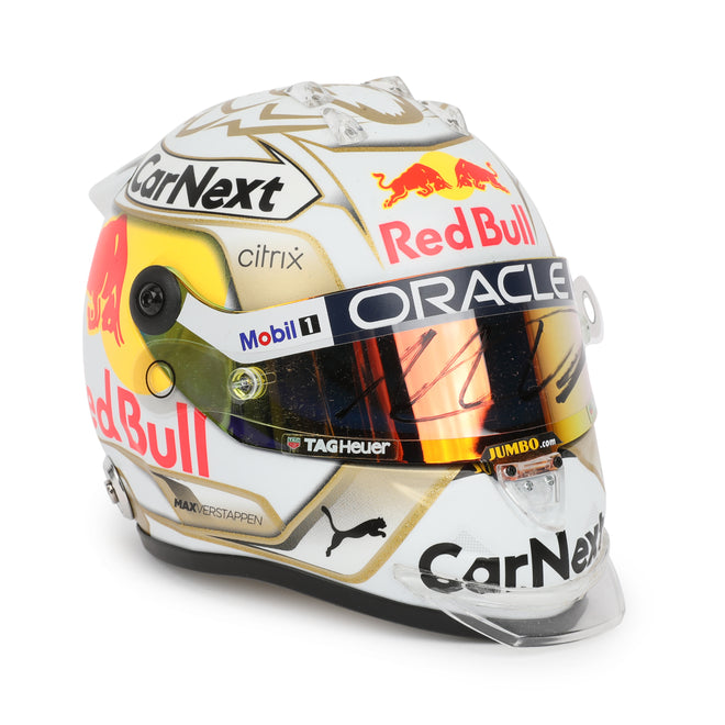 LOT 073 - Max Verstappen 2022 Signed 1.2 Scale Helmet