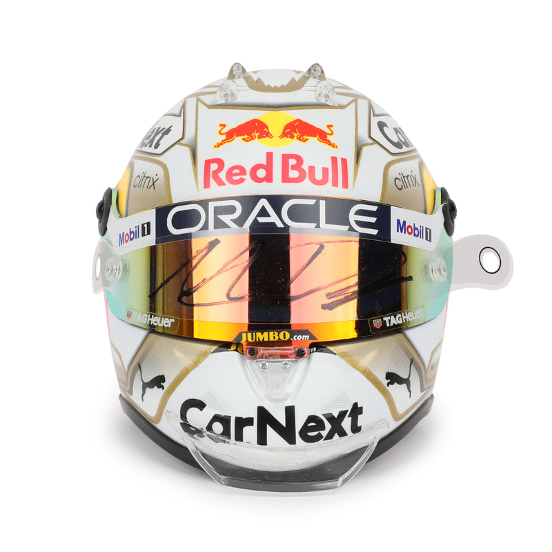 LOT 073 - Max Verstappen 2022 Signed 1.2 Scale Helmet