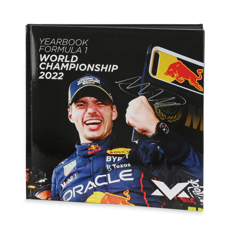 LOT 101 - Red Bull Double World 2022 Champions Max Verstappen Signed Year Book