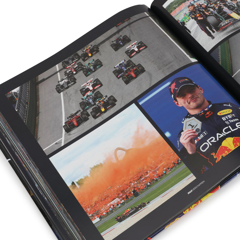 LOT 101 - Red Bull Double World 2022 Champions Max Verstappen Signed Year Book