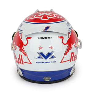 LOT 115 - Max Verstappen 2023 Signed 1.2 Scale Retro Helmet
