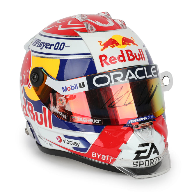 LOT 103 - Max Verstappen 2024 Signed 1.2 Scale Helmet