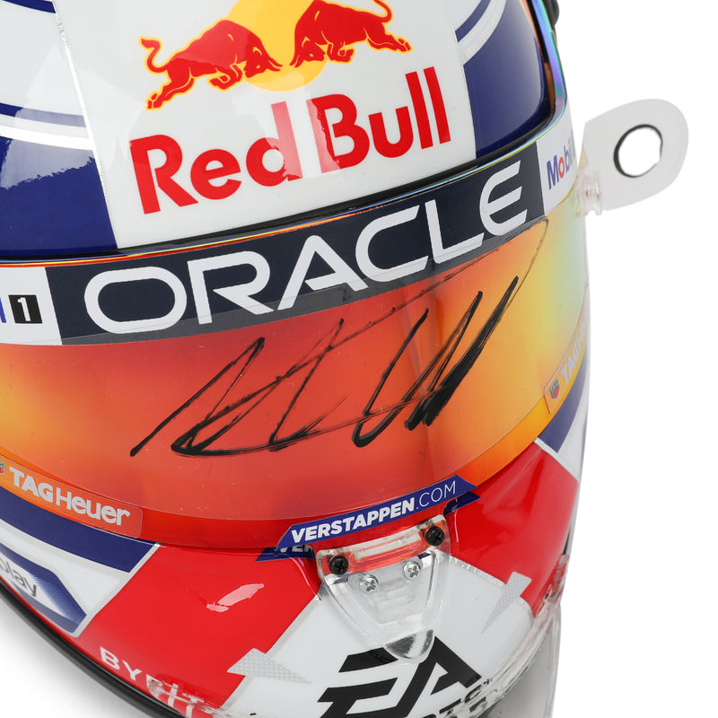 LOT 139 - Max Verstappen 2024 Signed 1.2 Scale Helmet