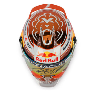 LOT 067 - Max Verstappen Signed 2024 Red Bull Racing 1:2 Scale Helmet - Orange Tribute