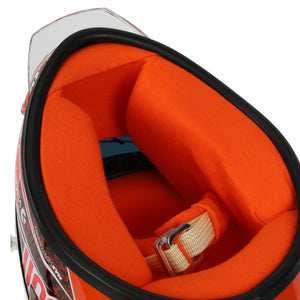 LOT 067 - Max Verstappen Signed 2024 Red Bull Racing 1:2 Scale Helmet - Orange Tribute