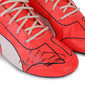 LOT 088 - Max Verstappen Signed Red Bull Racing Grand Prix Used Boots