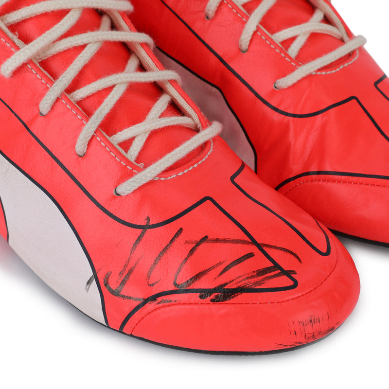 LOT 088 - Max Verstappen Signed Red Bull Racing Grand Prix Used Boots