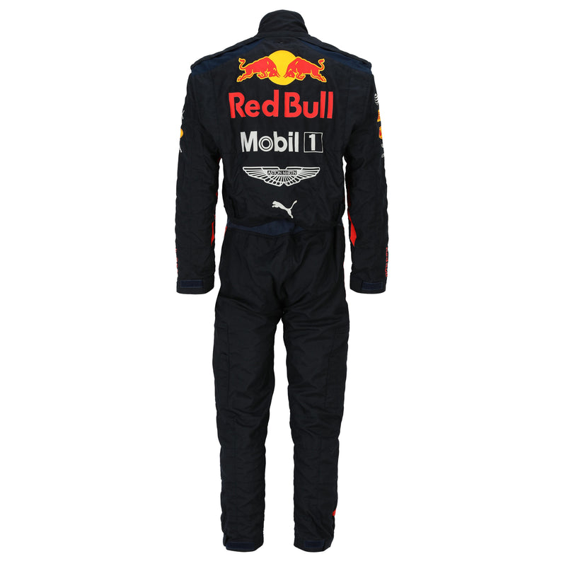 LOT 107 - Red Bull Racing Pit Crew Suit - Signed by Max Verstappen