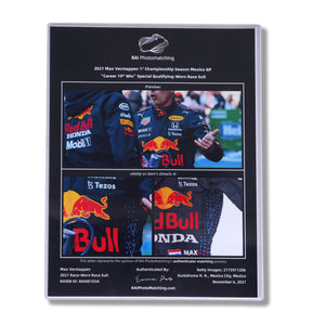 Max Verstappen 2021 Race Worn Suit - Mexican GP