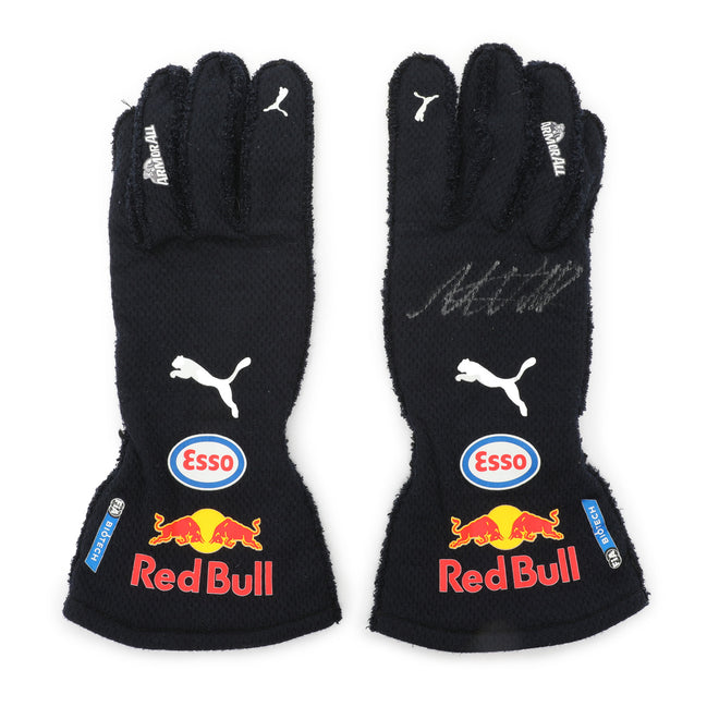 LOT 087 - Max Verstappen 2021 Signed Grand Prix Used Gloves