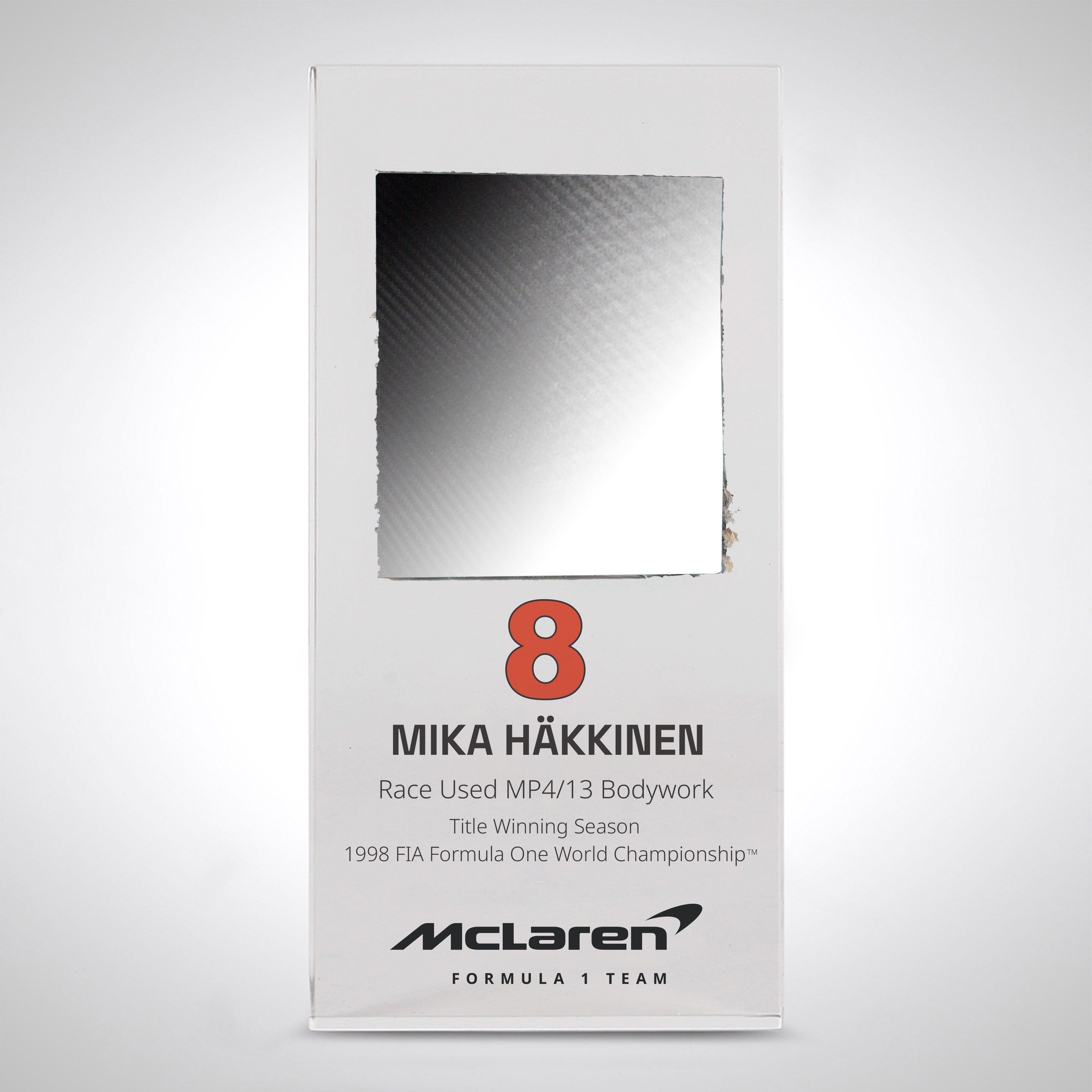 Mika Hakkinen 1998 McLaren F1 Team Bodywork in Acrylic