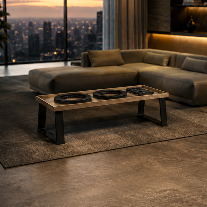 Lando Norris 2022 Race Used McLaren F1 Team Brake Disc & Pad Coffee Table - San Marino GP
