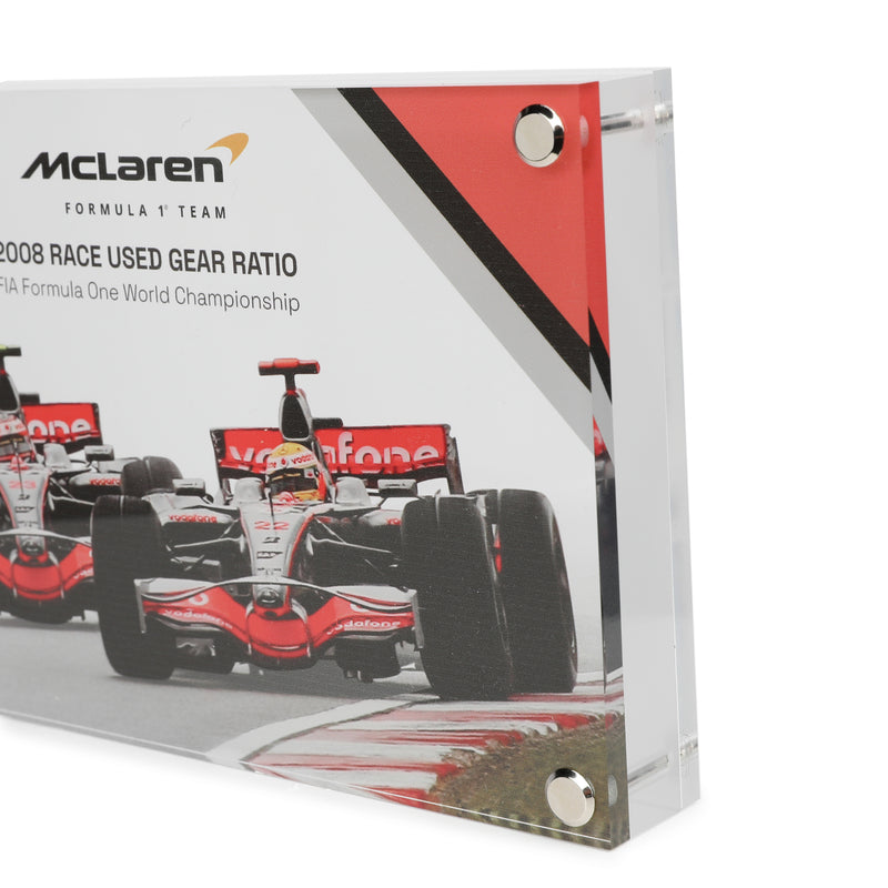McLaren F1® Team 2008 Gear Ratio in Acrylic