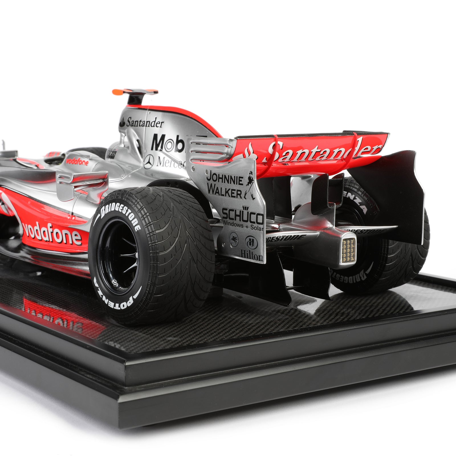 Season Launch LOT 014 – Lewis Hamilton 2008 McLaren MP4-23A 1:8 Scale Model Car - Monaco GP Amalgam