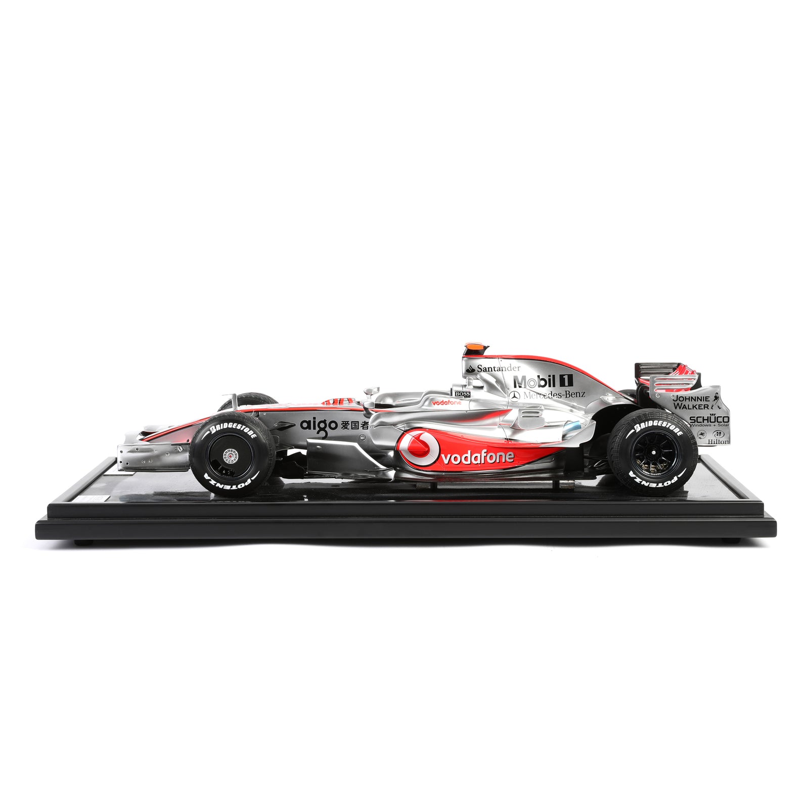 Season Launch LOT 014 – Lewis Hamilton 2008 McLaren MP4-23A 1:8 Scale Model Car - Monaco GP Amalgam