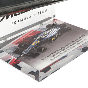 McLaren 2014 Left Front Wing Flap on Display Stand