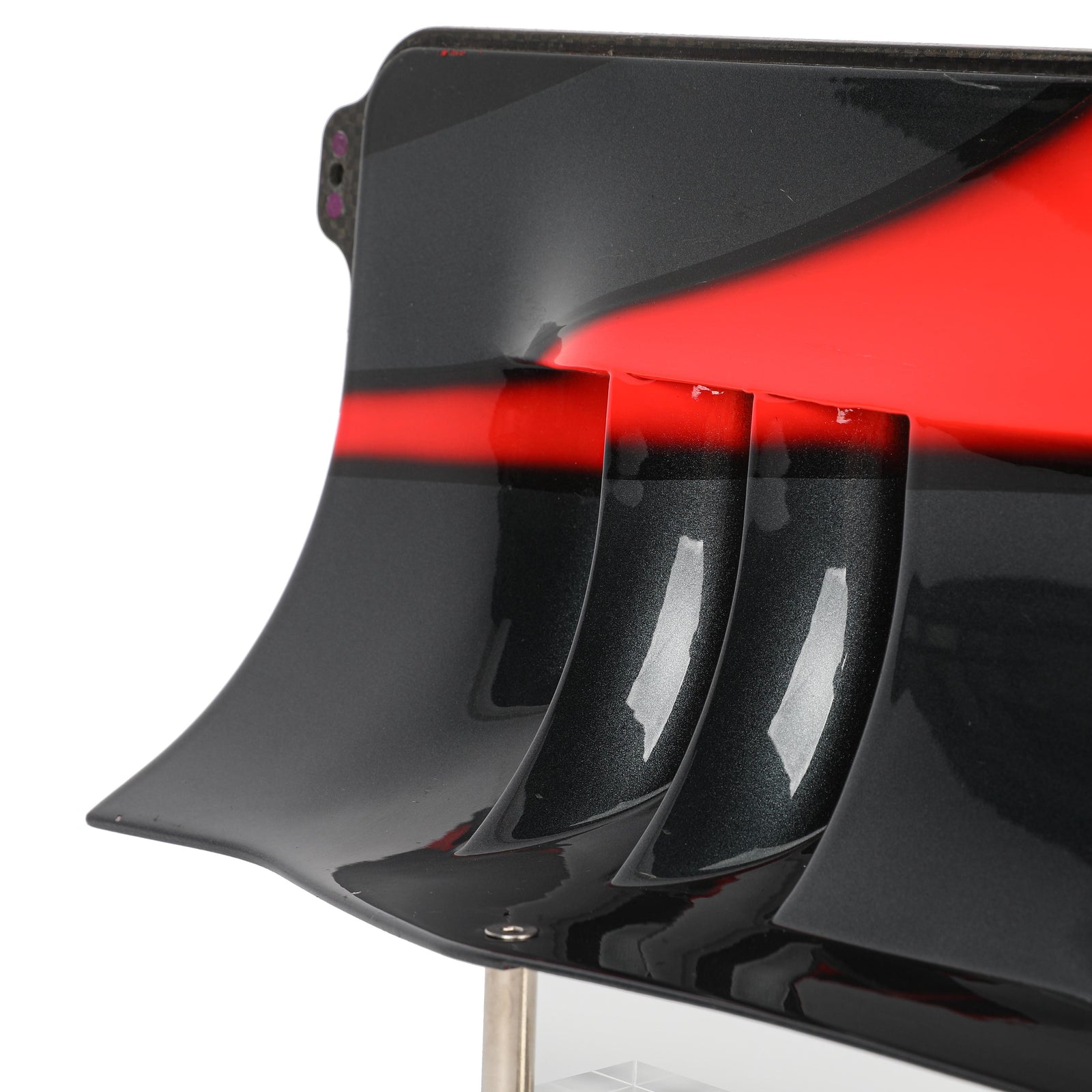 Auction LOT 075 - McLaren 2015 MP4-30 Mounted LH Shoulder Louvre on Display Stand