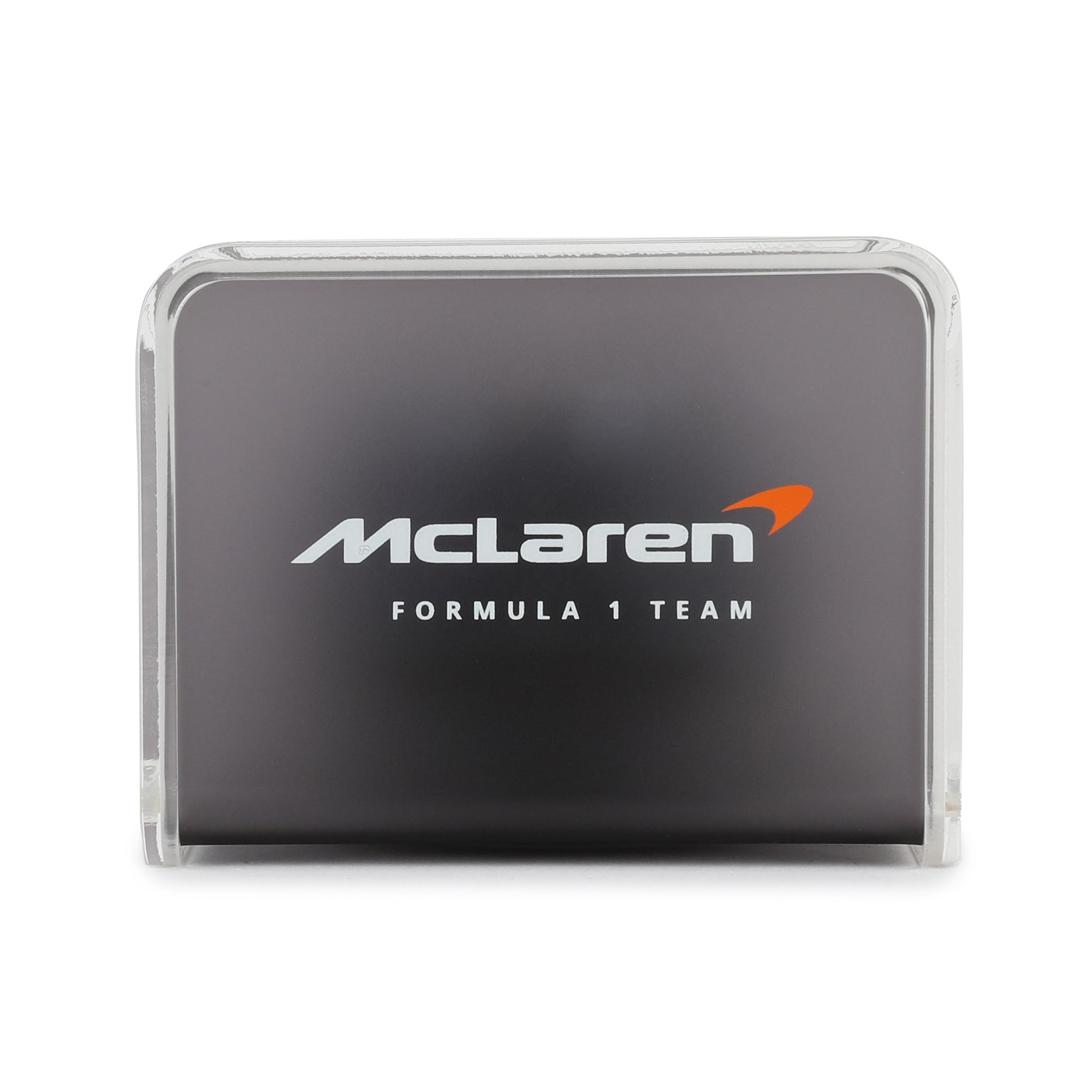 McLaren F1 Team 2024 Used Blue Wheel Nut in Display Case