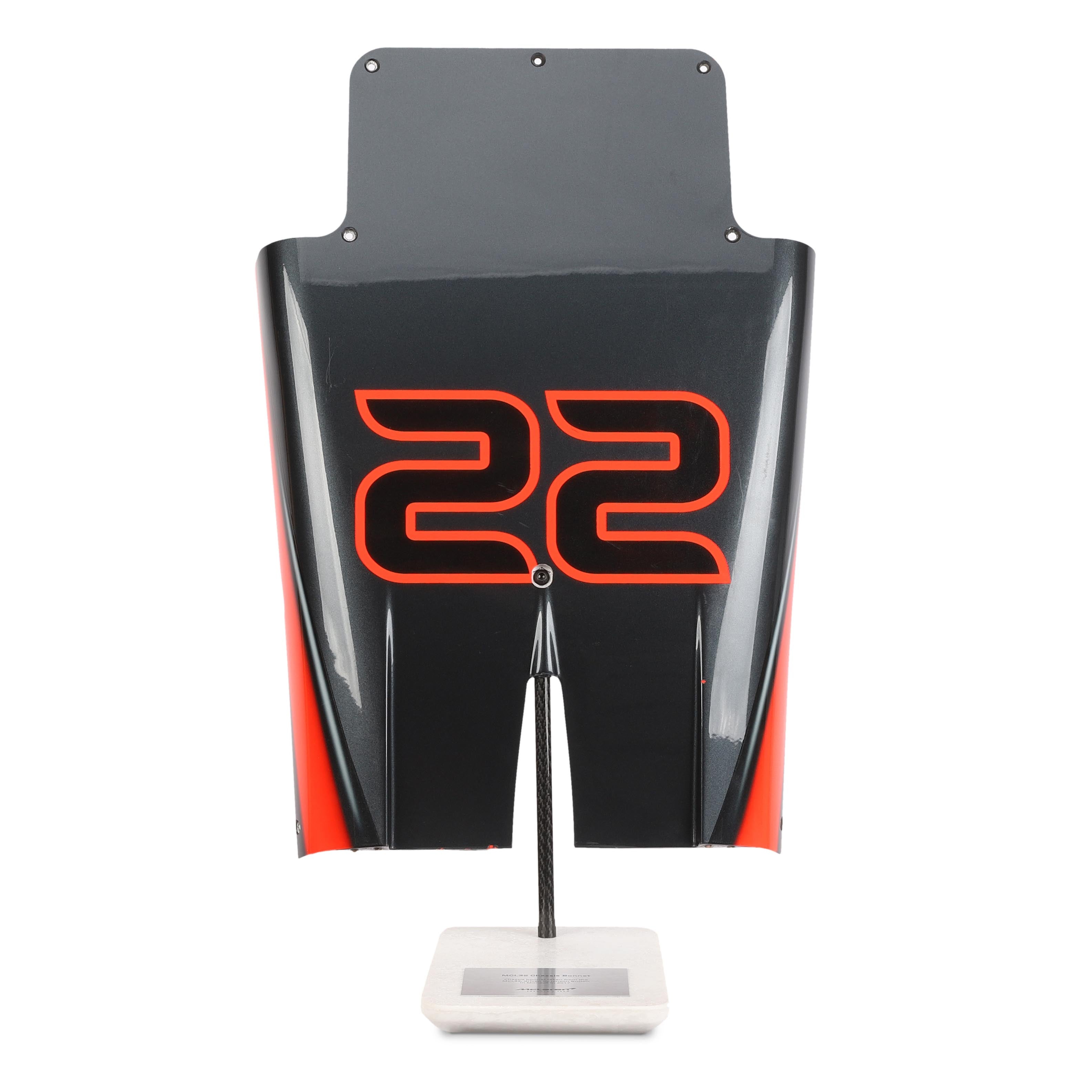 McLaren MCL32 Chassis Bonnet Jenson Button Monaco GP