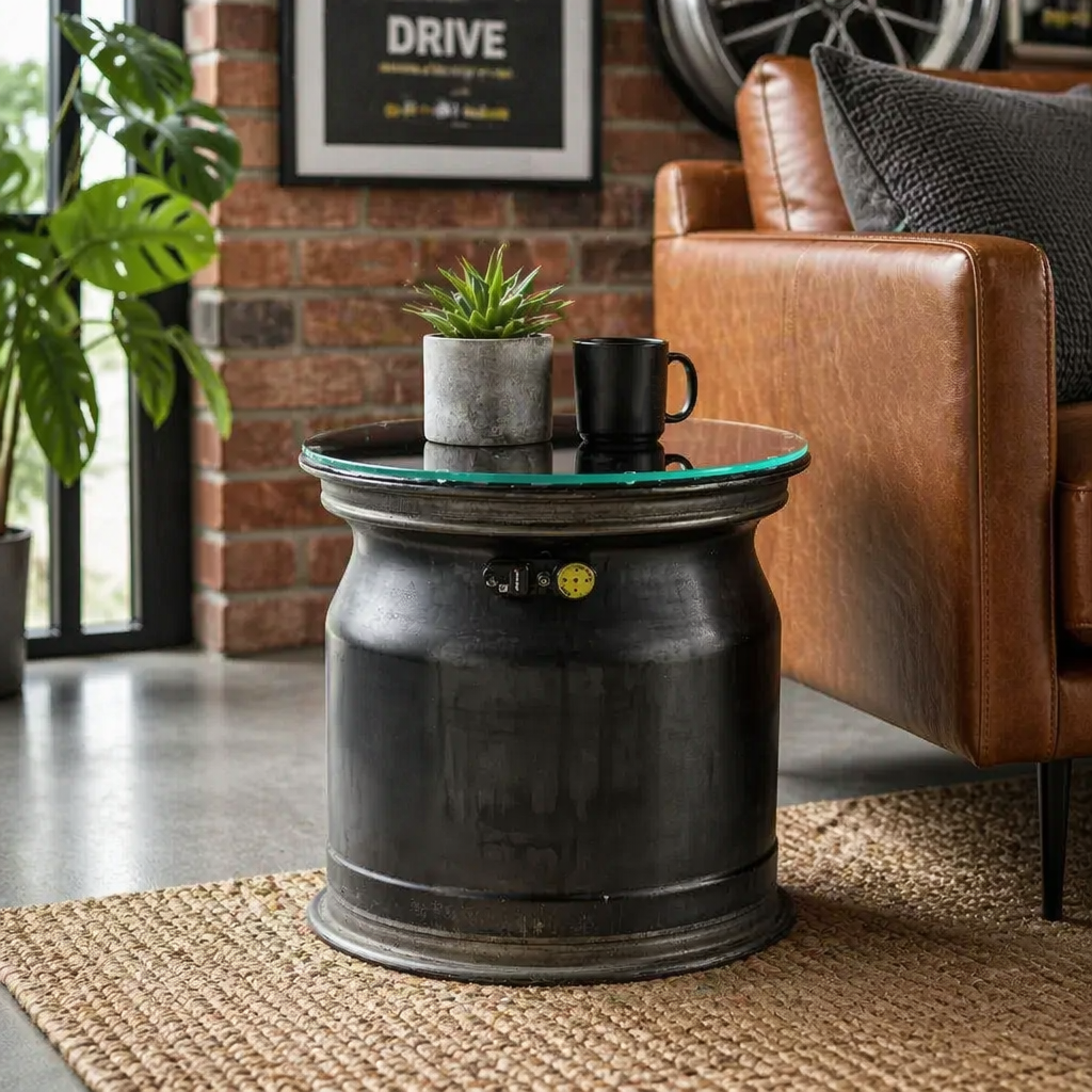 Auction LOT 017 - Lando Norris 2021 McLaren Front Wheel Rim Table - Monza GP