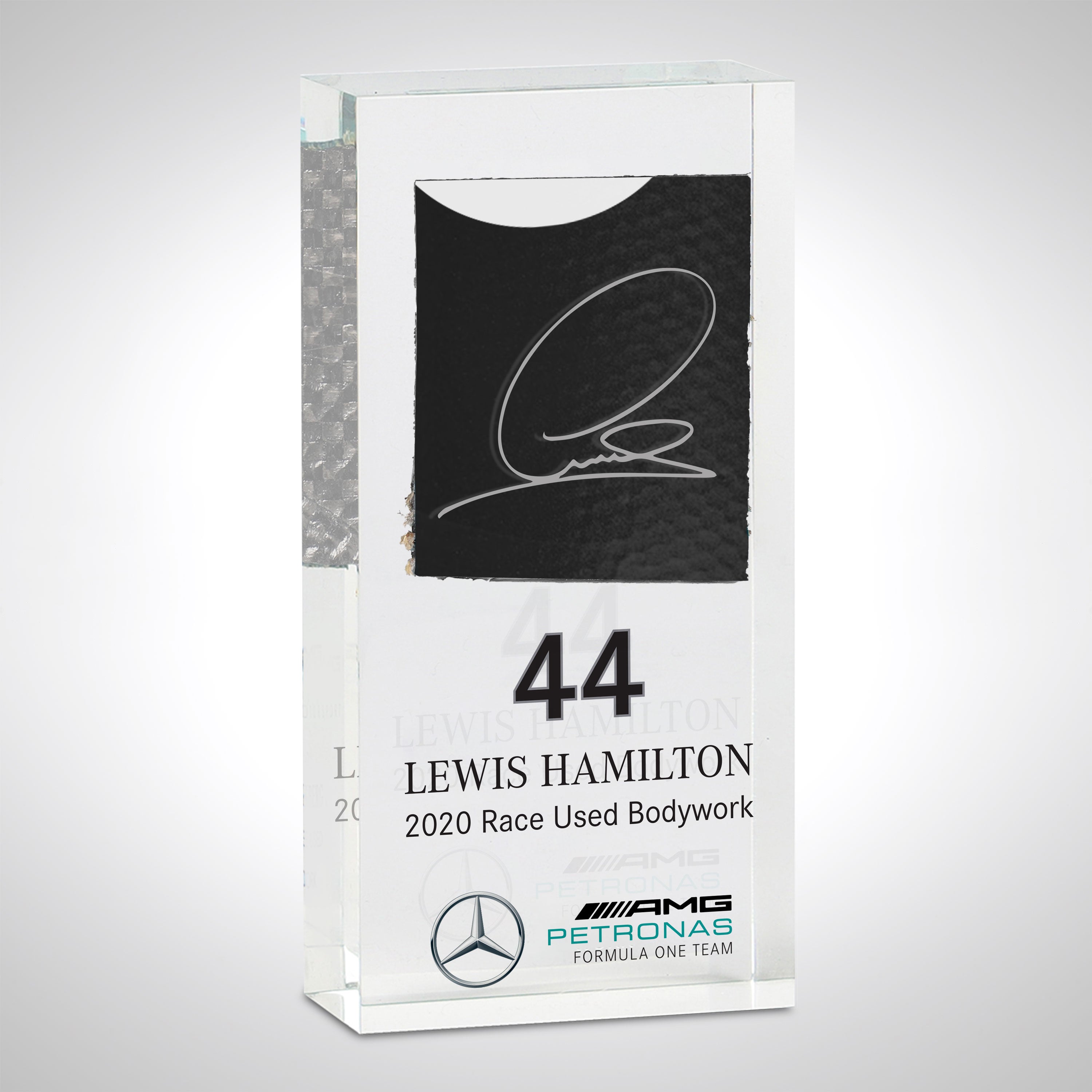 Photo Imprimée Dédicacée Lewis Hamilton - Mercedes F1 - Cadeau Fan - Italie