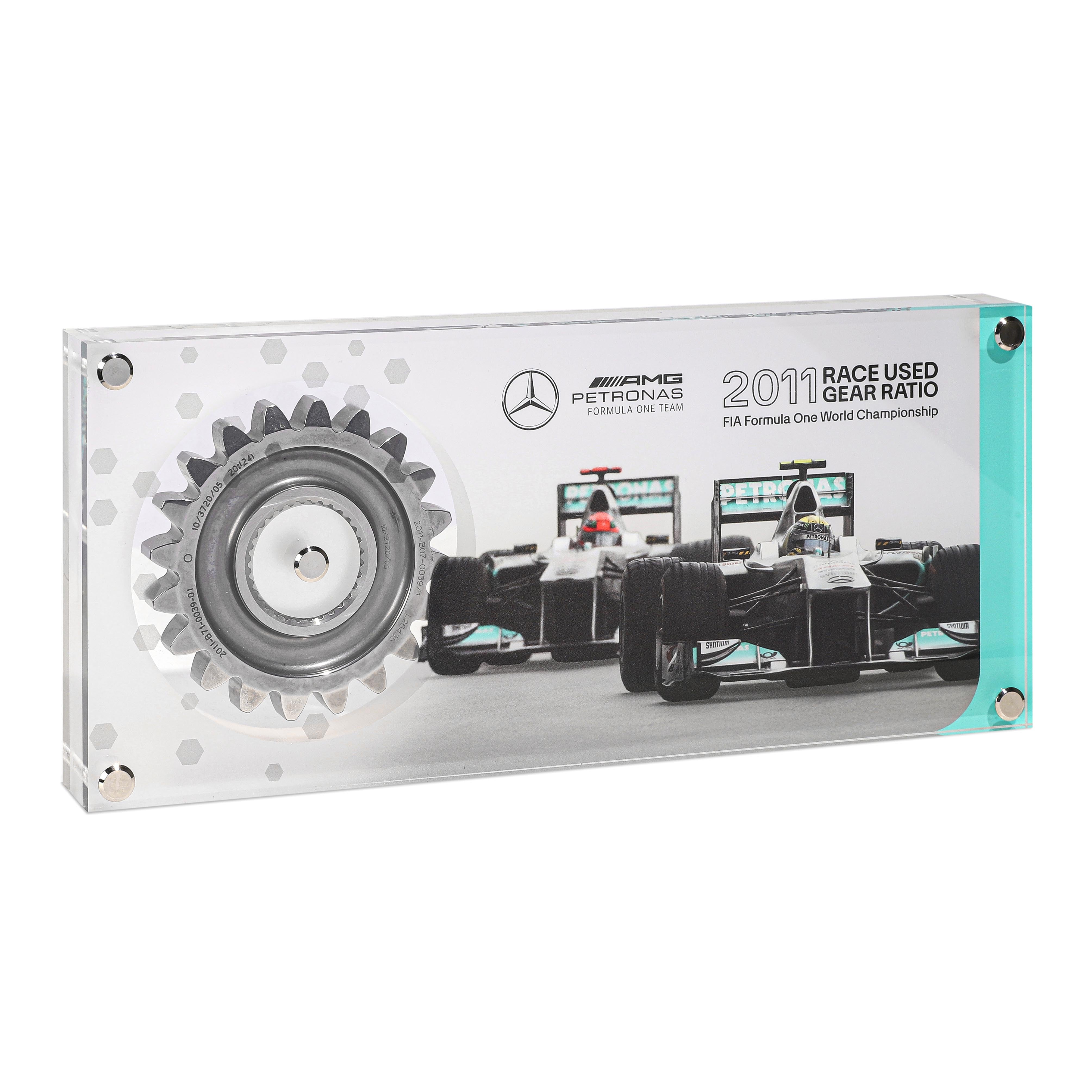 Mercedes AMG Petronas 2011 Gear Ratio Acrylic