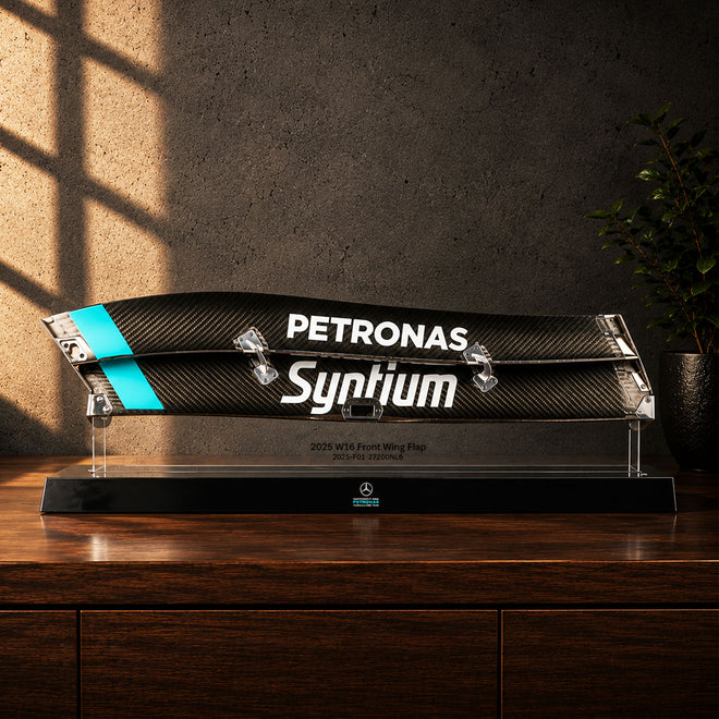 Mercedes 2025 Right Front Wing Flap on Display Stand