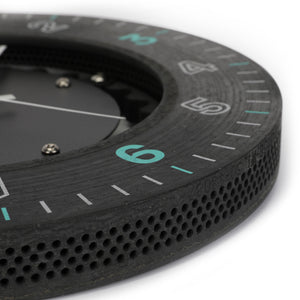 Mercedes F1 Team brake disc clock Formula 1 inspired desk display collectible