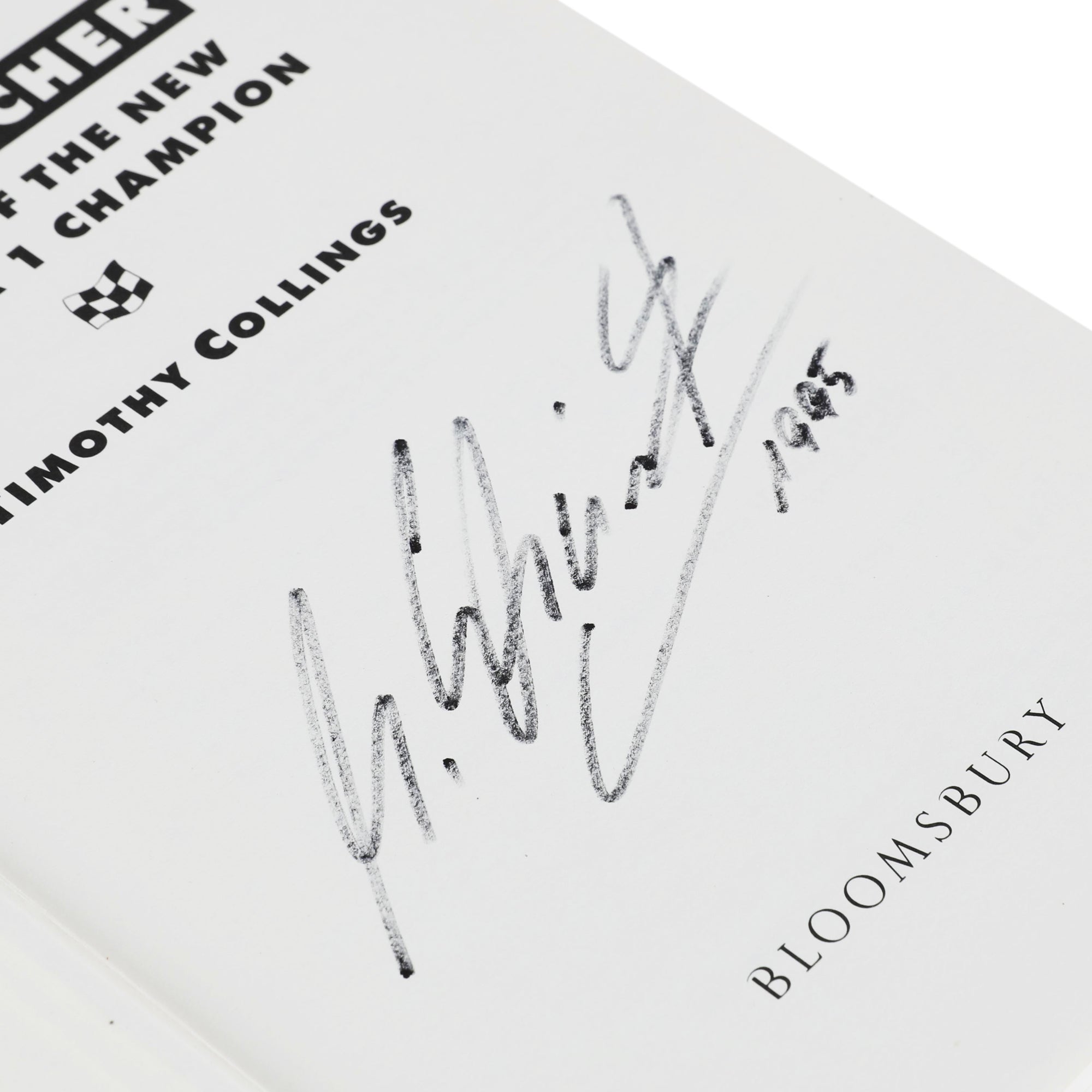 Michael Schumacher Signed 1995 Book