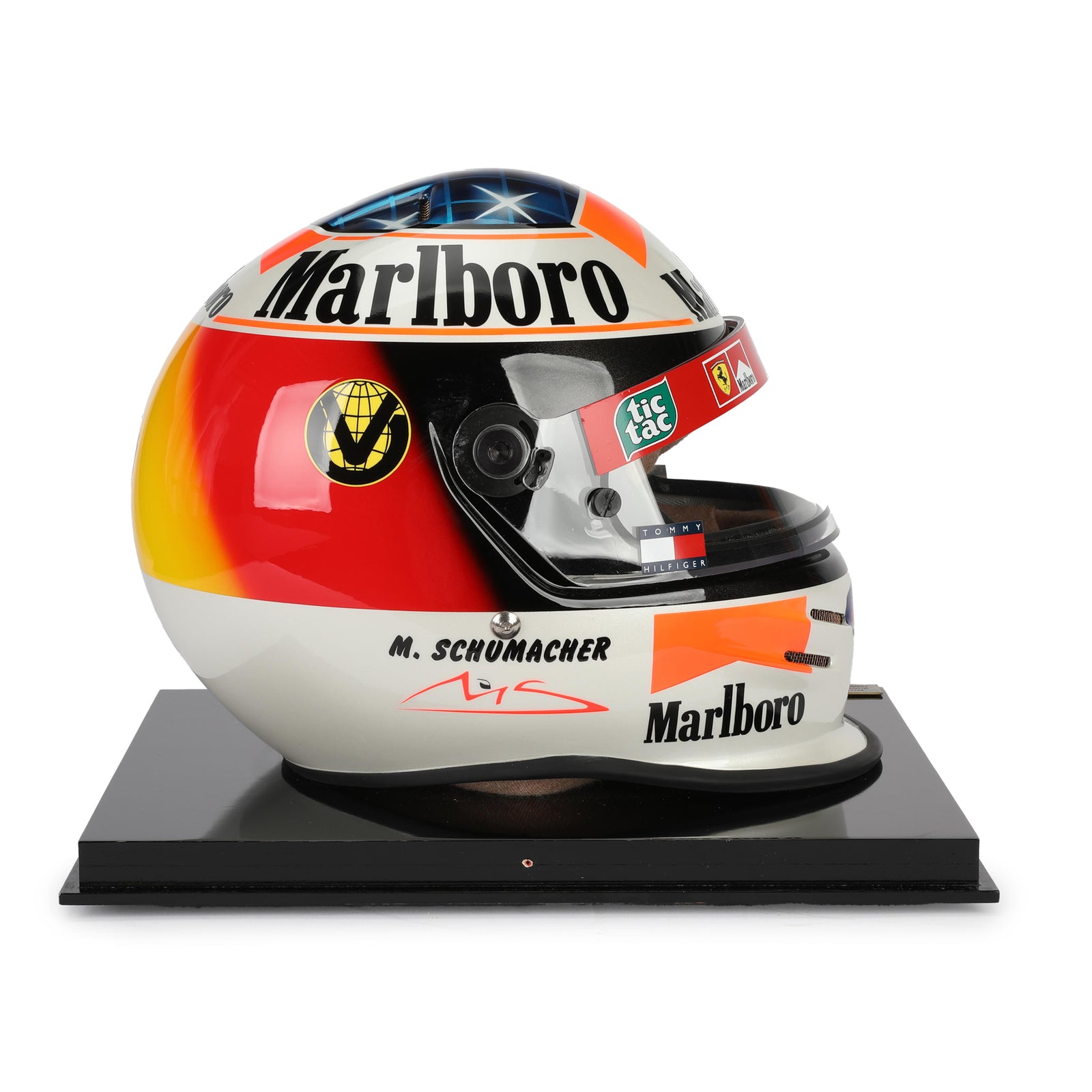 LOT 707 - Michael Schumacher Replica 1999 Scuderia Ferrari Helmet - Monaco GP